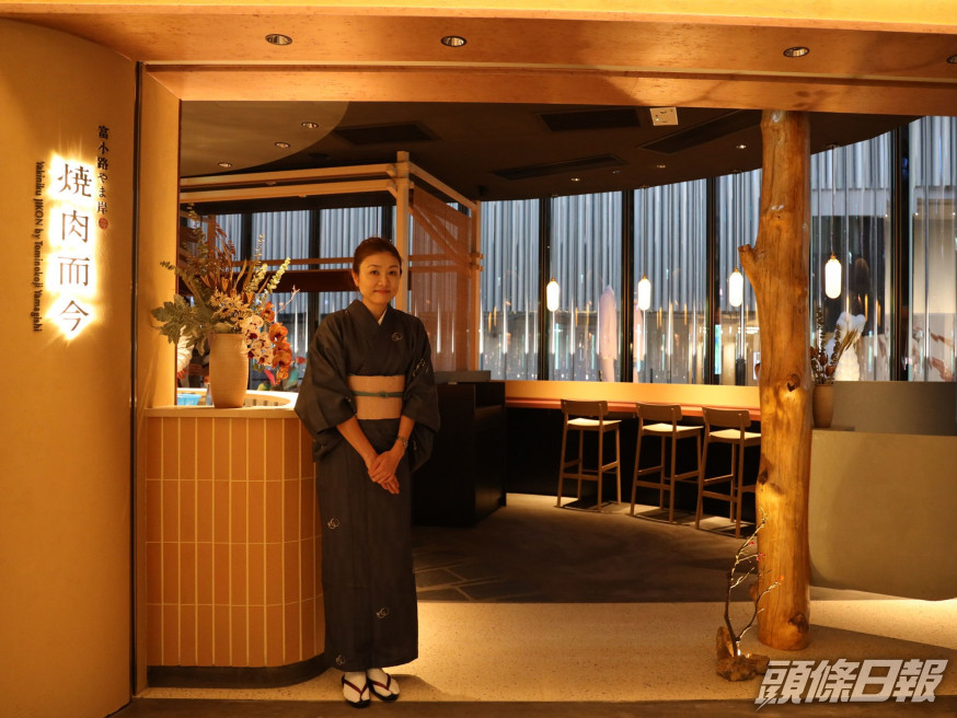 「燒肉而今」日本籍店長野村寬美表示,香港有很多發展空間,希望繼續留港工作。 林家希攝