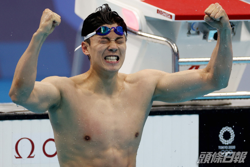 汪順以破亞洲紀錄的1分55秒勝出男子200米混合泳決賽。Reuters
