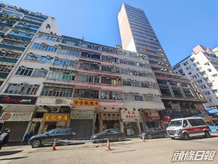 油麻地一名66歲男子從高處墮下。