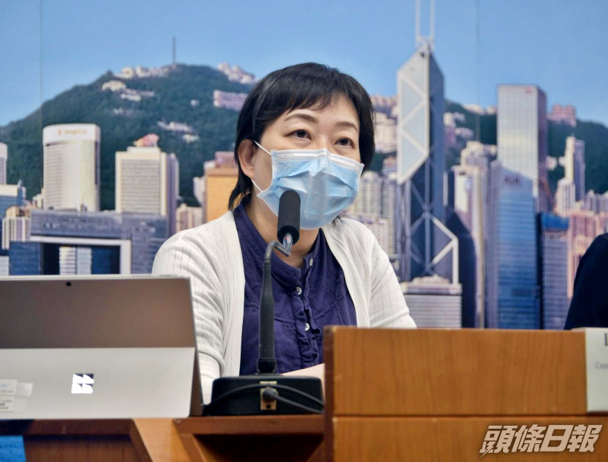 衛生防護中心傳染病處主任張竹君。