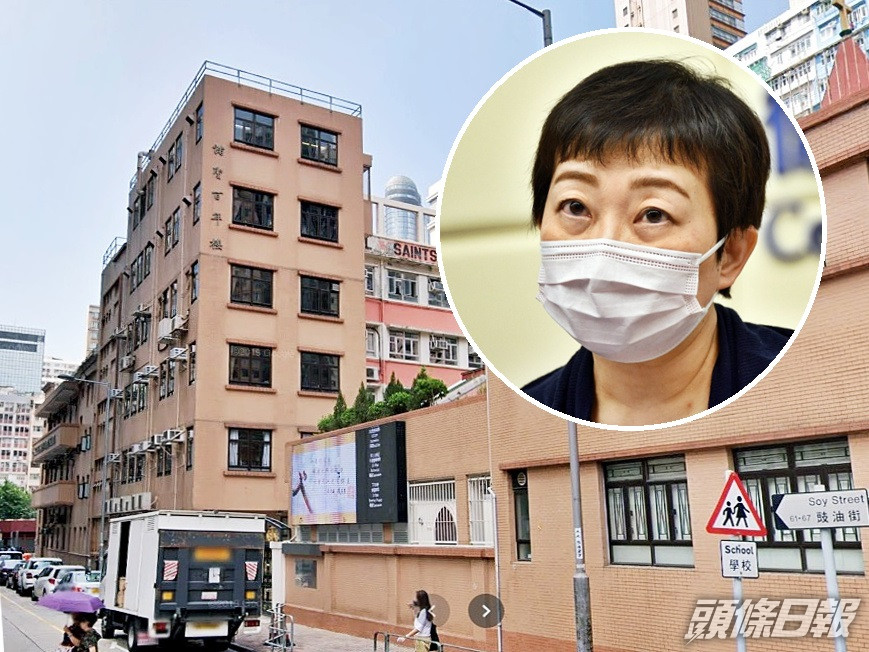 張竹君表示,諸聖中學停課14日。資料圖片