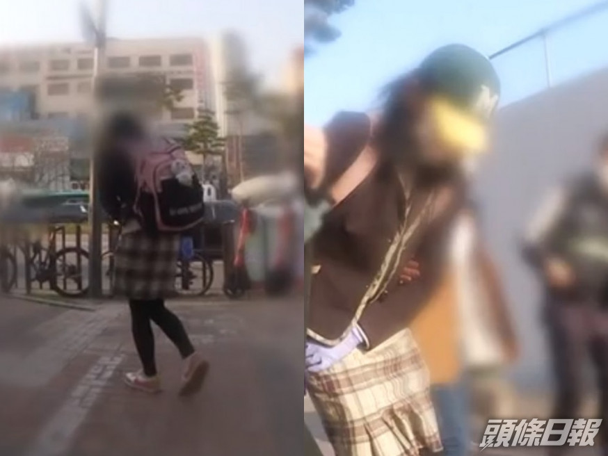 「女學生」表現步履蹣跚。《好奇的故事Y》截圖