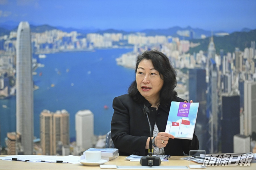 鄭若驊反駁英國政客詆譭《國安法》行為。資料圖片