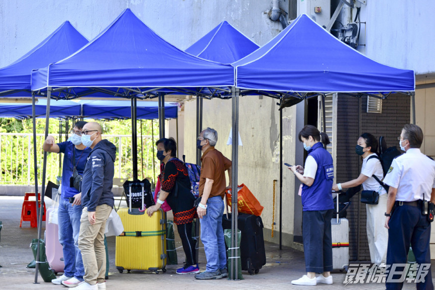 政府為截傳播,要求部分人士強制檢疫21日。 資料圖片