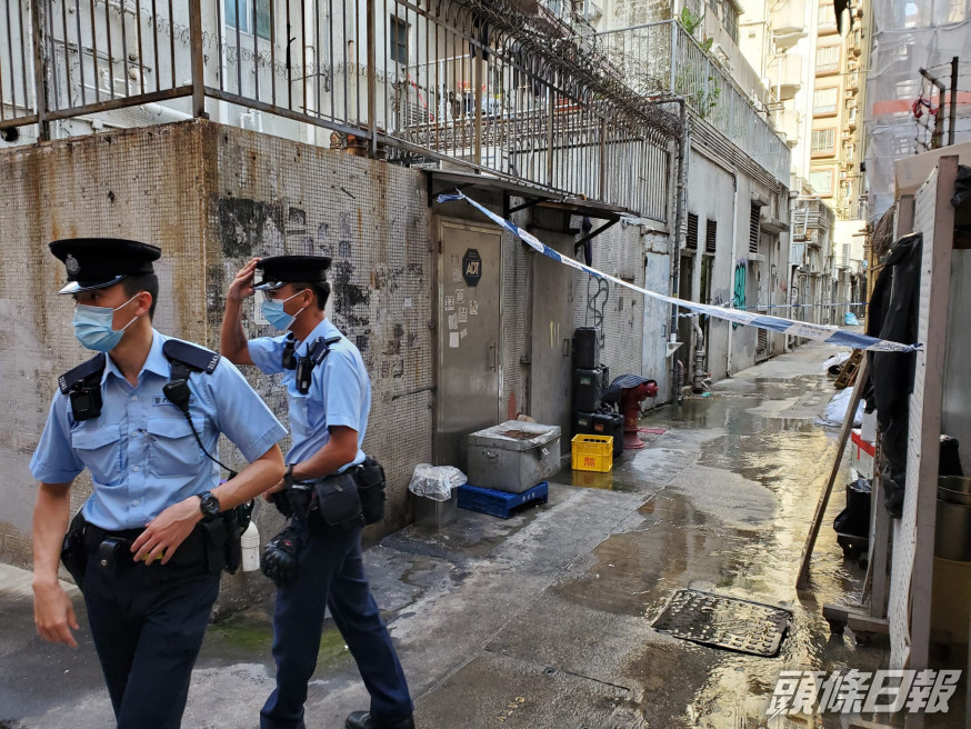 警封鎖現場調查。