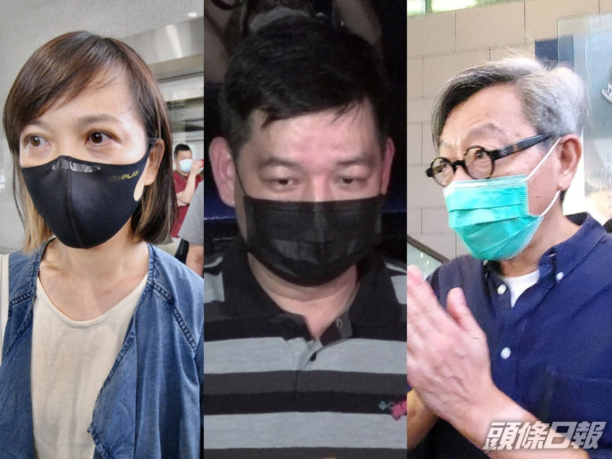 (左起)陳沛敏、林文宗、馮偉光。資料圖片及網圖