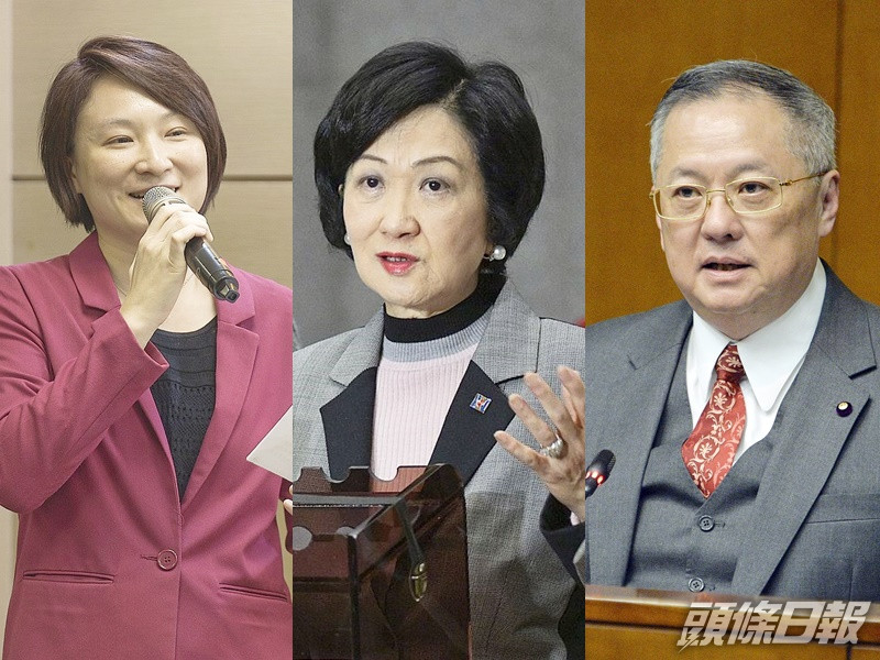 李慧琼(左)、葉劉淑儀(中)及張宇人(右)等人下午將出席新聞發佈會。資料圖片