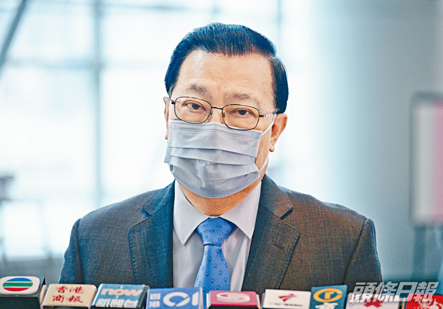 譚耀宗籲傳媒勿挑戰《國安法》。資料圖片