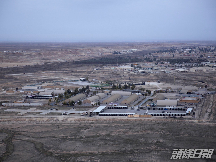 位於伊拉克安巴爾省的美軍阿薩德空軍基地。AP資料圖片