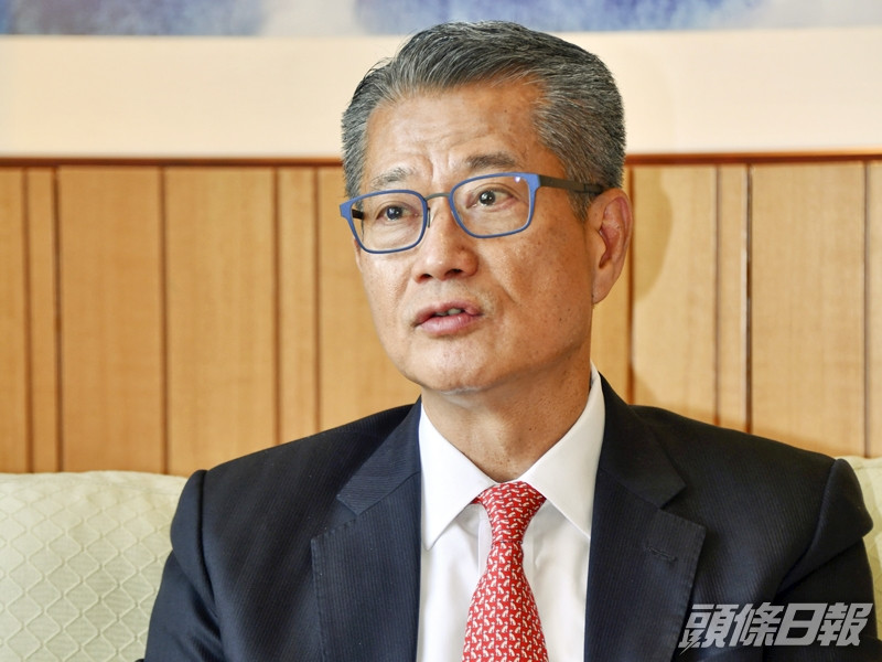 財政司司長陳茂波批評美國嚴重侵犯個人私隱和恫嚇。資料圖片