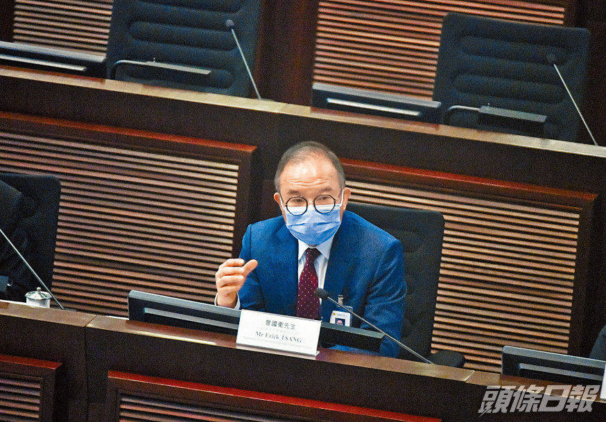 曾國衞稱,須確保選舉工作人員絕對忠誠。