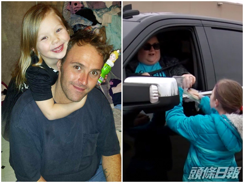 9歲的Kaylei Miller月初失去父親,決定和媽媽做烘焙糕點出售,籌集父親的葬禮費用。網圖