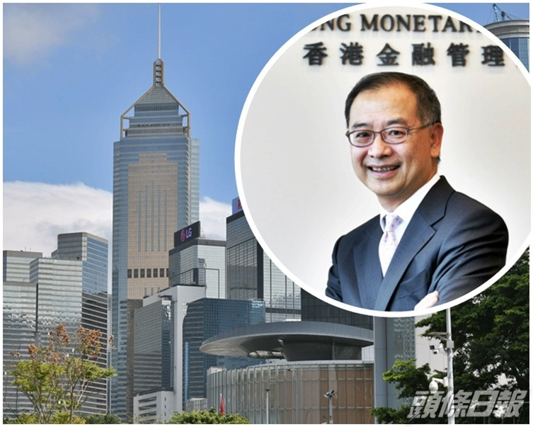 余偉文(小圖)對香港國際金融中心的地位非常有信心。資料圖片