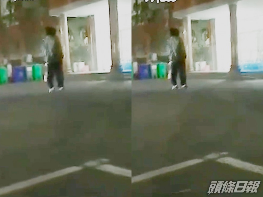 男生在寒風中苦等6小時為見女友一面。片段截圖