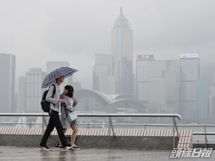 預測今日有一兩陣驟雨。資料圖片