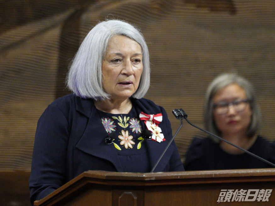 加拿大首位原住民總督西蒙正式就任。AP圖片