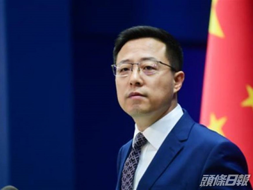 趙立堅反駁美方指外媒採訪被騷擾是「雙重標準」。網圖