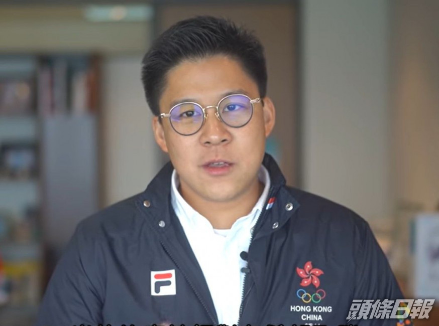 霍啟剛指,今屆港隊成績甚好。霍啟剛FB影片截圖