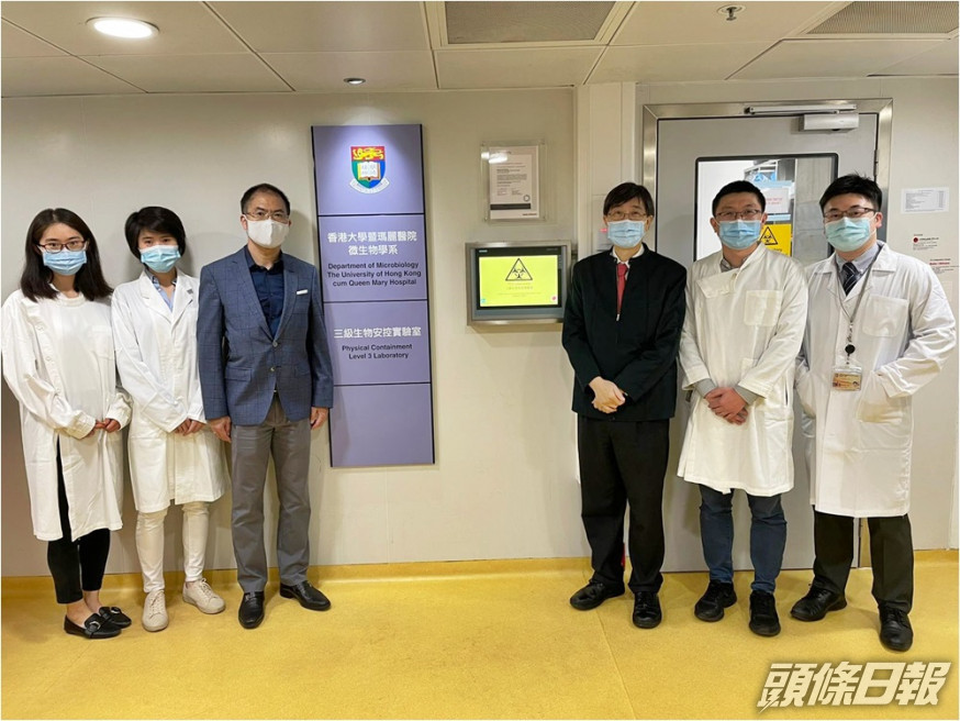 袁國勇團隊發現「氯法齊明」有針對SARS-CoV-2和其他冠狀病毒的有效抗病毒活性。港大圖片