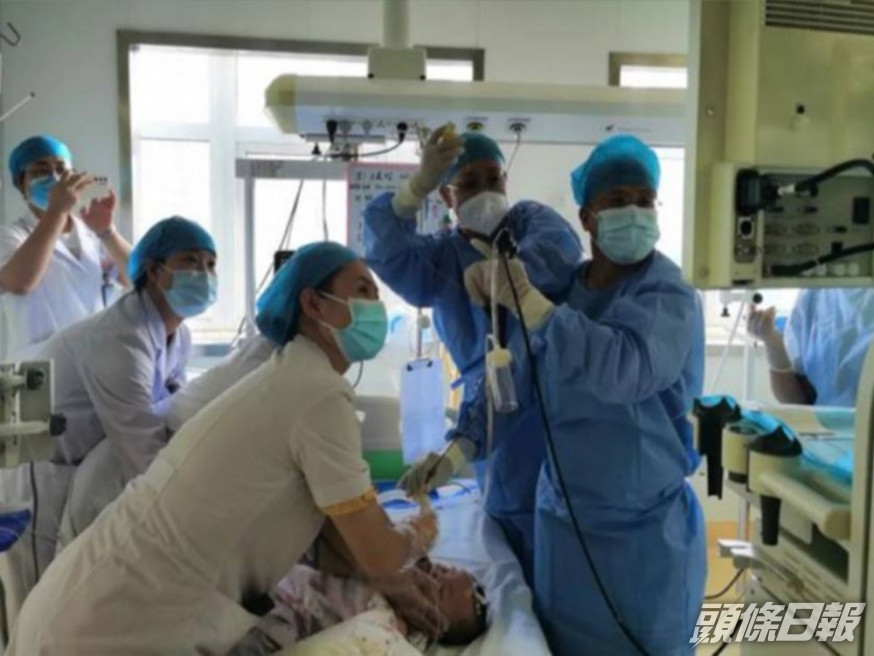 寧夏一名男嬰因嗆奶入院治理,後來發現另有異物骾在氣道中。網圖