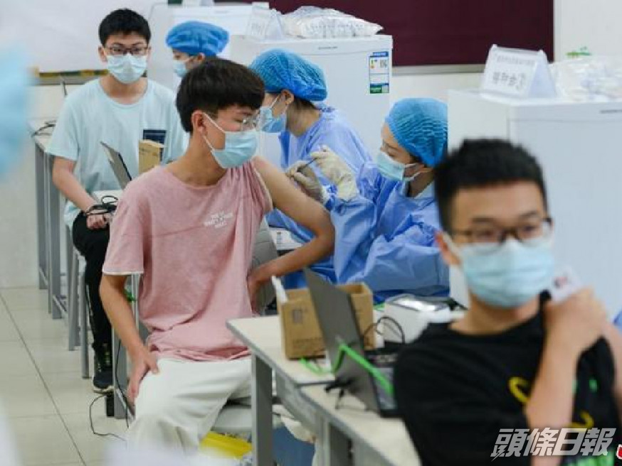 內地多個地方政府宣布開放為11歲以下、3歲以上的兒童接種疫苗。 (資料圖片)