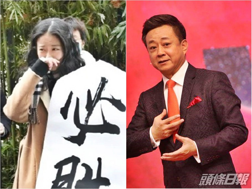 弦子控告央視名嘴朱軍性騷擾。網圖