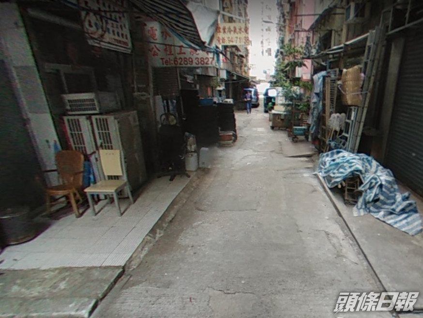 孕婦於永耀街遭截查。網圖