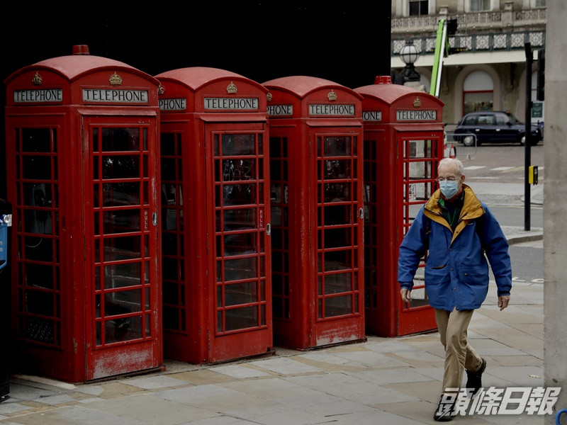 英國宣布封城令12月2日結束後不會延長。AP