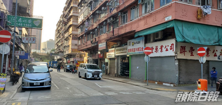 政府昨日在油麻地實施封區檢測。
