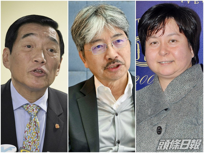 政府再度委任范鴻齡(左)為醫院管理局主席,兩名新成員包括溫文儀(中)及何超蕸(右)。資料圖片