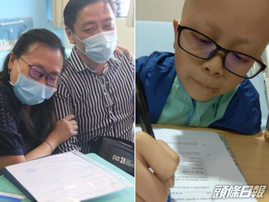 新加坡12歲截肢癌童拼命考好公開試,惟放榜前離世,令人痛心。