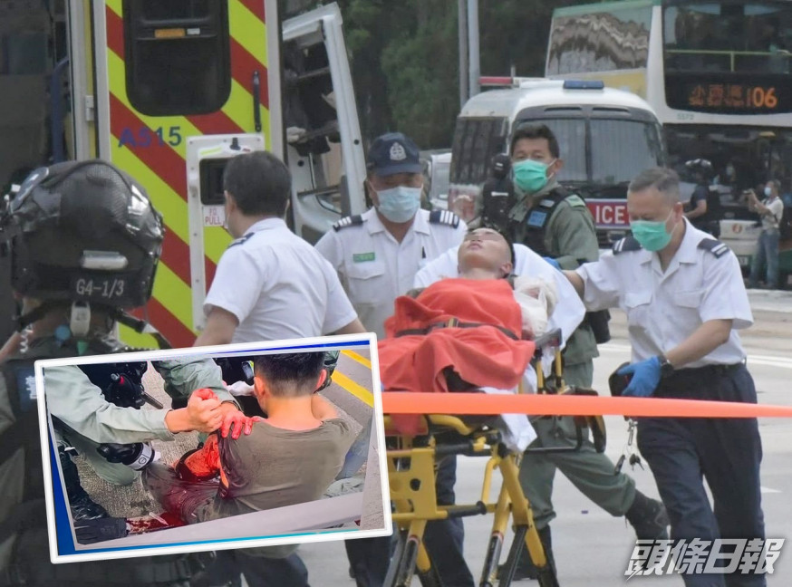 【國安法】警銅鑼灣圖截停示威者 被黑衣人搶犯攻擊