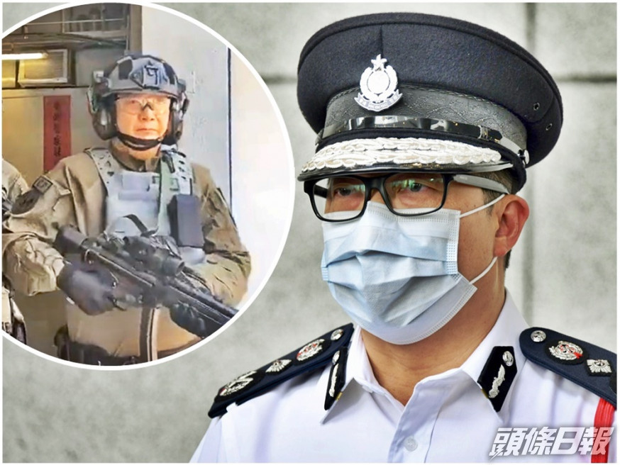 鄧炳強表示很享受做警察。資料圖片