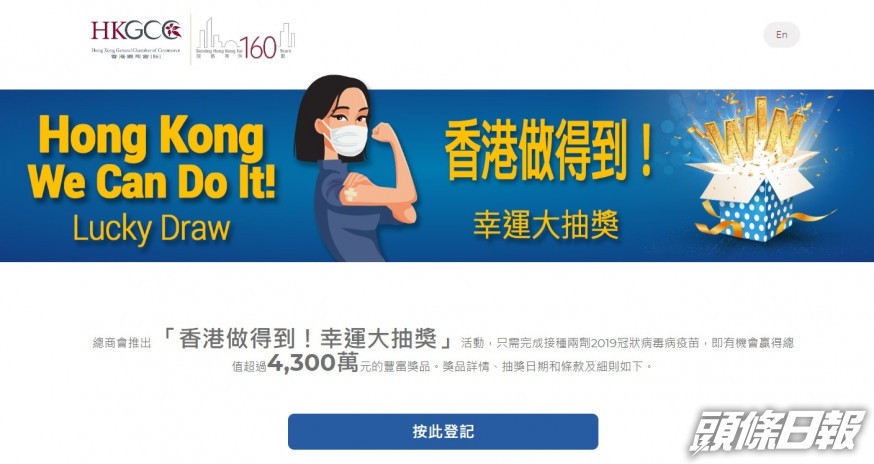 【打針優惠】總商會首輪抽獎得獎者誕生 總值650萬