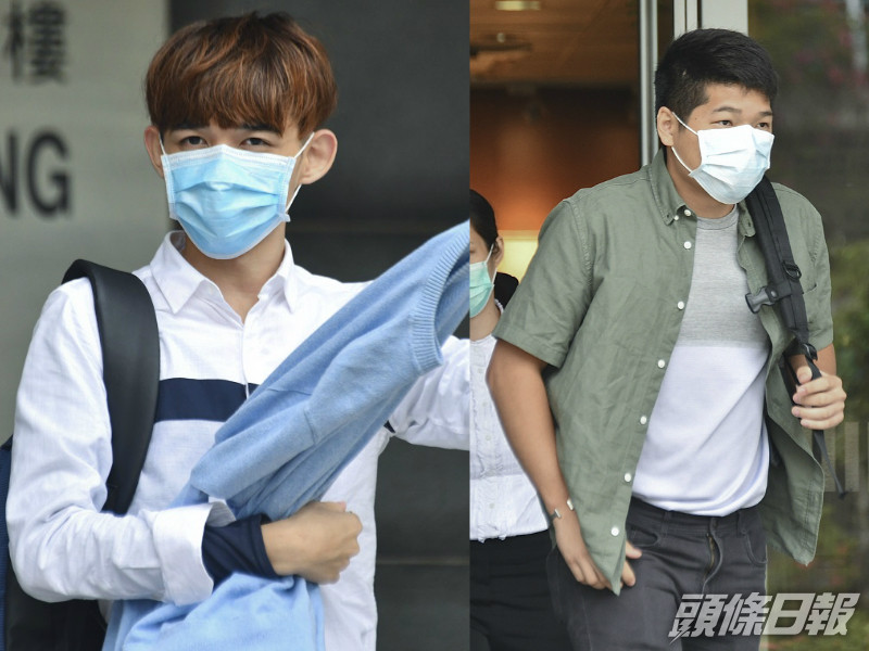 被告霍啟峰、吳兆軒。資料圖片