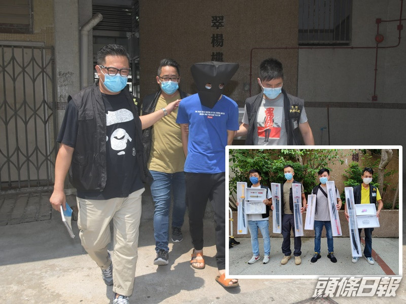 一名14歲少年被捕。梁國峰攝