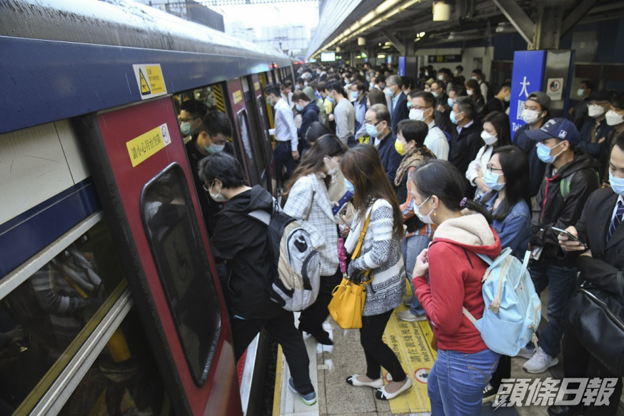 港鐵承認顯示屏曾經出問題。資料圖片