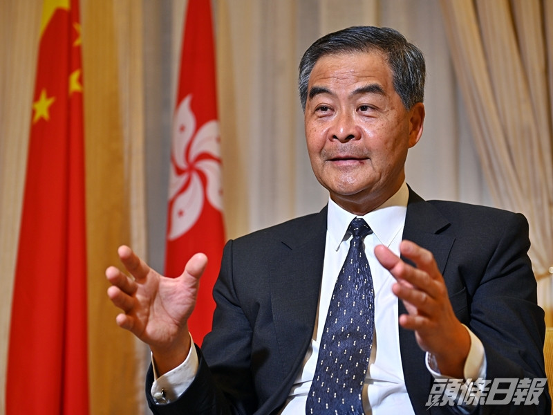 全國政協副主席、前特首梁振英。資料圖片