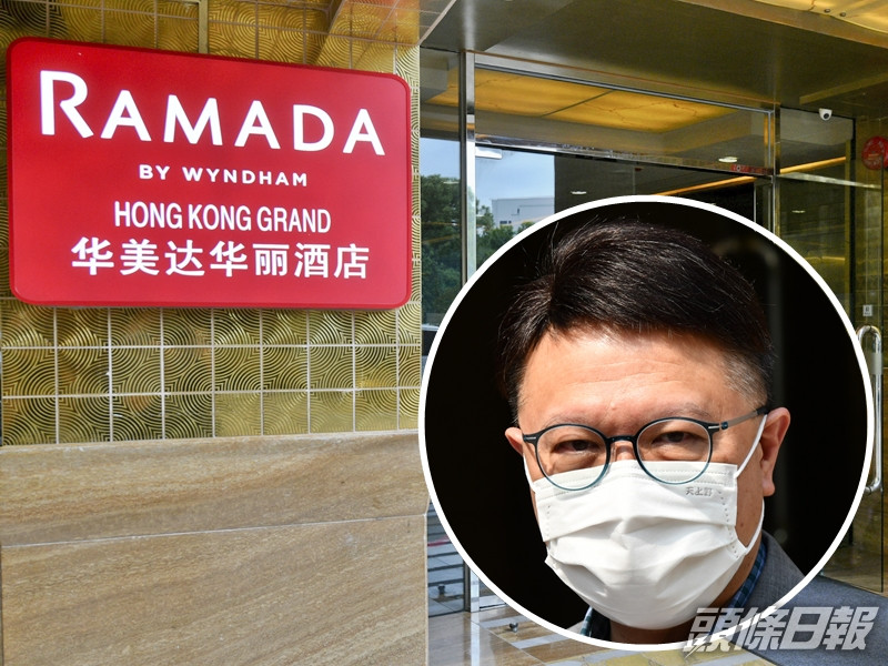 政府專家顧問、中大呼吸系統科講座教授許樹昌(小圖)表示,掛勾對病毒檢測呈陰性反應。資料圖片