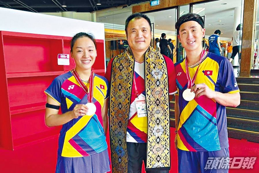 謝影雪及鄧俊文將出戰年終賽，二人在2017年曾奪混雙亞軍。 網上圖片