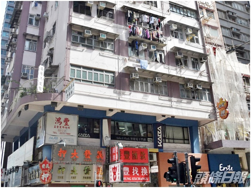 確診印傭曾居位於灣仔駱克道375號的宿舍。