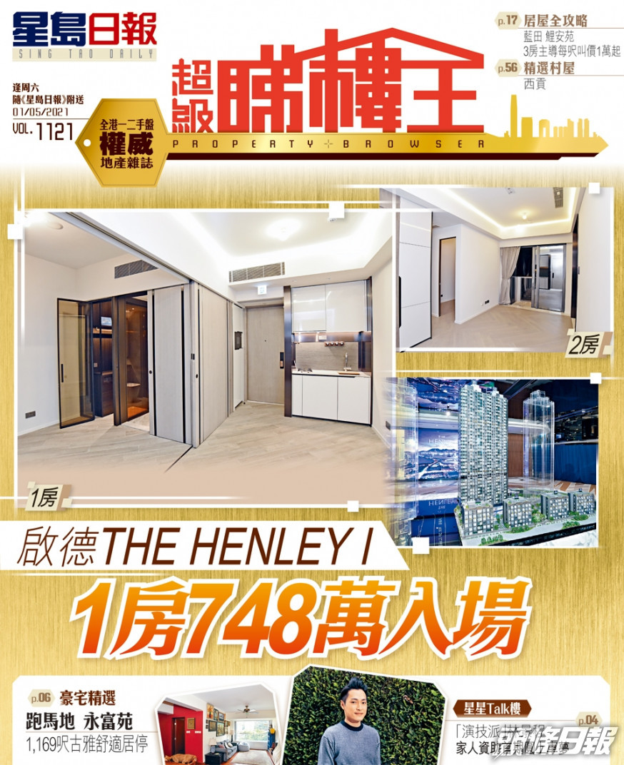 《超級睇樓王》焦點:啟德THE HENLEY I 一房748萬入場