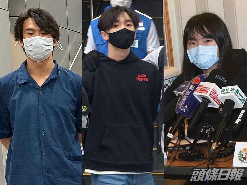 由左至右:陳枳森、王逸戰及朱慧盈。資料圖片