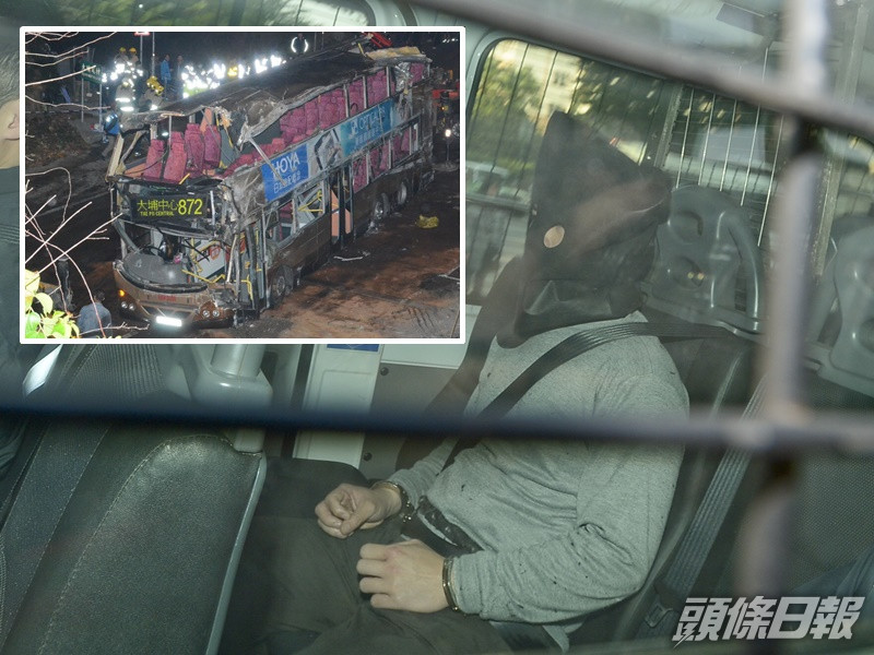 【大埔車禍】司機承認誤殺及危駕等38項罪 判囚14年終身停牌 | 頭條日報