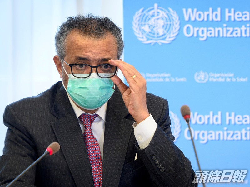 譚德塞指世衛目標是9月前為每個國家至少10%的人口接種新冠疫苗。REUTERS