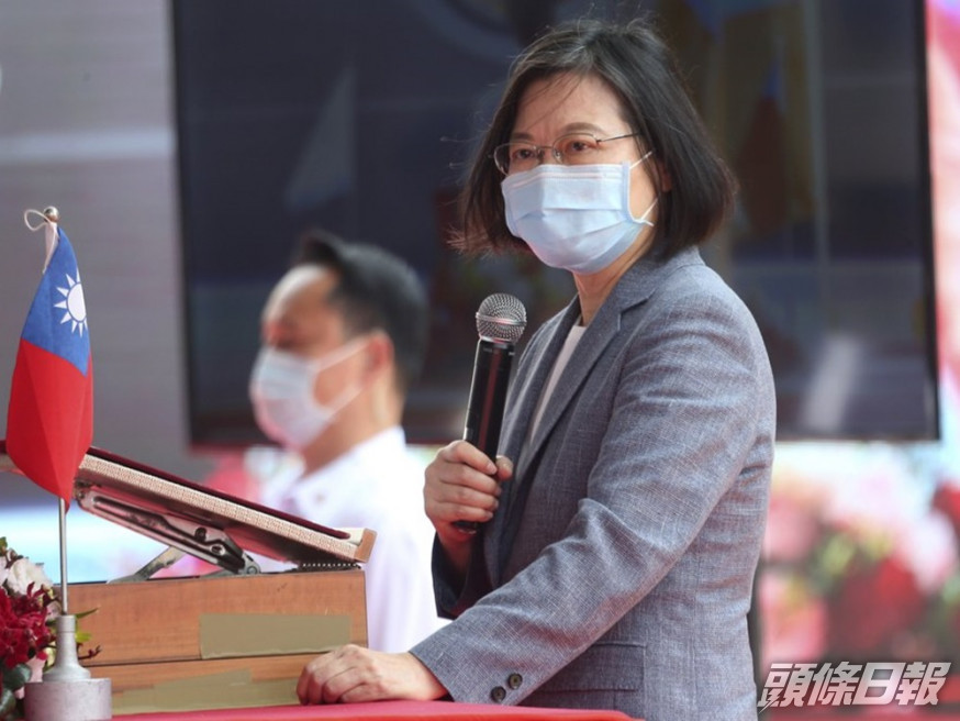 台灣的蔡英文總統。美聯社圖片