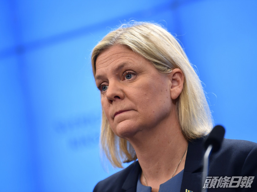 瑞典首位女首相當選7小時後辭職,第二天再獲提名,料可再當選。AP圖片