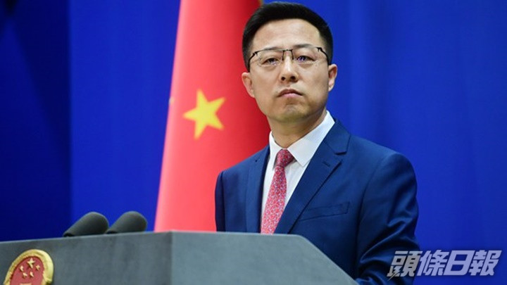 趙立堅重申香港事務屬中國內政,外部勢力無權干涉。網上圖片