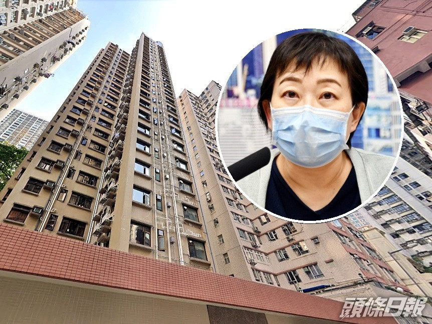 張竹君表示,確診患者住北角清華街。資料圖片