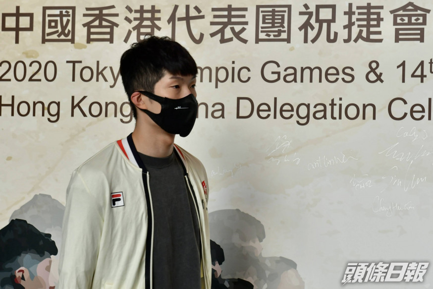 張家朗的賽期與國家隊訪港相撞,未知能否出席相關活動。梁柏琛攝